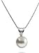 TI-326 12MM PEARL NECKLACE: Ladies White 12mm title=