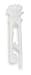 Battalion 3AEK7 Stem, 1 1/4X 1/4 In, White, PK 10