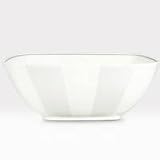 Noritake Everyday Elegance Falling Snow Large Square Bowl, 8 1/2