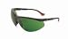 Uvex XC Black Frame Shade 3.0 UD Extended 9-Base Wrap Around Lens With Two Shot Temple Glasses