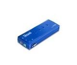 4PORT KVM Switch 4 Setsof 6 Foot Vables Included PS2