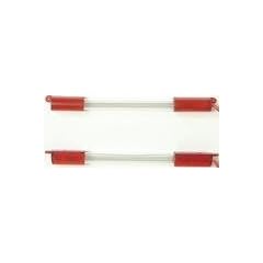 Neonr�hren 6" rot, L�nge 16 cm, zum Aufkleben (durchgehende Beleuchtung), universell f�r Showzwecke einsetzbar, Paar