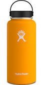 Hydro Flask Vacuum Insulated Stainless Steel Water Bottle, Wide Mouth w/Flex Cap (Mango, 40 oz)