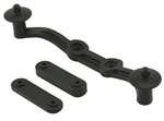 Adjustable Height Body Mnts,Black: SLH 4x4, ST 4x4