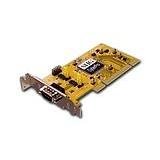 Low Profile Pos 2000 2 Brackets Serial 16550 with 2 DB9 Ports