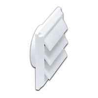 Lambro Industries 4' Wht Louver Vent Face 2676W Vent Kits