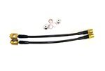 Agency Power Braided Stainless Steel Brake Lines for the 2002-2007 Audi A4 (B6 and B7) - REAR