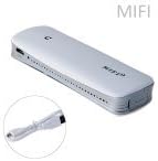 HX G668E 3 IN 1 MPR Portable 3G Wi Fi Hotspot Powerbank 150Mbps Wireless AP Router White
