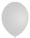 50 Latexballon Luftballon Ballon Farbe: perl silber (iber) ca. 30 cm Durchmesser