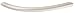 Hafele Steel Handle (117.31.632) 128mm, Nickel Plated Matt