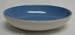 SQUARE RIM CAT DISH 6.25 BLUE - 6.25 Inch - Blue