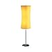 Sonneman SM-3134-10Y - Sonneman Lightweights Floor Lamp - Satin Aluminum with Yellow Spandex Shade Image