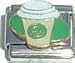 Jewelry : Clearly Charming Coffee Cup Italian Charm Bracelet Link