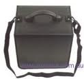 520 Disc Capacity PVC Black Leather CD DVD Wallet Holder