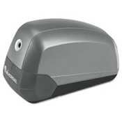 UNIVERSAL OFFICE PRODUCTS Contemporary Design Electric Pencil Sharpener, Black and Gun Metal Gray