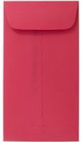 #7 RED Coin Envelope (3.5 X 6.5 Inches) - 50 Envelopes Per Pack