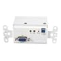 StarTech.com STUTPRXWAL VGA Wall Plate Video Extender Receiver over Cat 5