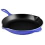 Le Creuset Enameled Cast-Iron 10-1/4-Inch Skillet with Iron Handle, Cobalt Blue