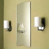 Motiv 0241 Sine Frameless Bathroom Mirror, No Finish