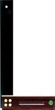 Eigenschaften KAYSER GmbH 4000858506 / E. C. EMMERICH GMBH + CO. KG 409 Präzisionswinkel L.350mm Palisanderholz gelaserte mm-Skala ECE