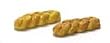 Miniature Dollhouse Set of 2 Braided Breads or Challah