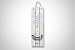 Thermometer, white, boat motif 36x11x4.5