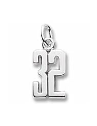 Number 32 Charm