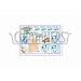 Hoffmaster 702033 Multipack Placemat, 3 Designs, 14" Length x 10" Width, Games (Case of 1000)