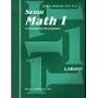 Saxon Math 1: An Incremental Development : Student Workbook (Part Two)