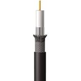 NEW - 500FT RG6/U DUAL SHIELD IN-WALL COAXIAL CABLE - BLACK - 43061