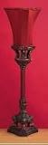 Aurora Red Lamp 26 Ht W Shade