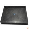 3636C Single Curb 36x36 Shower Pan with 2 Center Dr