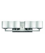 11yItKamUzL Hinkley Lighting 5064BN A La Mode 4 Light Bath Vanity Light in Brushed Nickel with Etched Opal glass