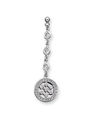 Sterling Silver CZ Earrings QE3259"