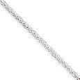 Sterling Silver Wheat Chain - 1.75mm - 20 Inch - Lobster Claw