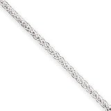 Sterling Silver Wheat Chain - 1.75mm - 18 Inch - Lobster Claw - JewelryWeb