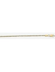 2.5mm Bead Chain - Gold Bead Necklace 30"
