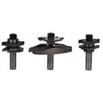 Image of Review Buy US 81-003k 3 Pc Roman Ogee Cabinet Door Router Bit Set ½" Shank Title Postfix US, Elite