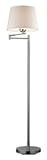 ELK Lighting Lanza 1-Light Swing Arm Floor Lamp In Polished Chrome