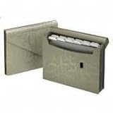 Pendaflex 01164 Expanding 13-Pocket Poly File w/Tabs, Taupe
