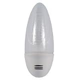 GE 52172 Clear Shade with White Designer Style Base Incandescent Night Light, Value Pack