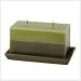 Two-Tone Greenery Candle - Style 39220