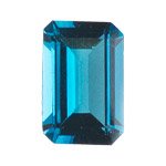 9.00 Cts of AAA 14x10 mm Emerald Loose London Blue Topaz ( 1 pcs ) Gemstone