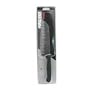 Victorinox 7-Inch Granton Edge Santoku Knife, Black Fibrox Handle