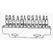Ace 12 Pc. 1/4 Drive Hex Bit Socket Set (2127926)