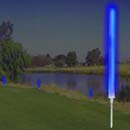 10'' BLUE MARKER LIGHTS w/ GROUND STAKES