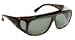 Fitovers Eyewear - Economy Collection - Medium with Tortoise Frame/polarized Gray Lens - Designed to Be Worn Over Glasses That Are 5 - 2/3 W X 1 - 7/8 H