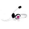 Sweex Lightweight Headset - White/Pink