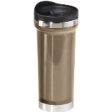 Oggi Gun Metal Reusable Travel Tumbler Mug with Stainless Steel Liner