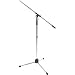 Musical Instruments : ProLine Tripod Boom Microphone Stand, Chrome